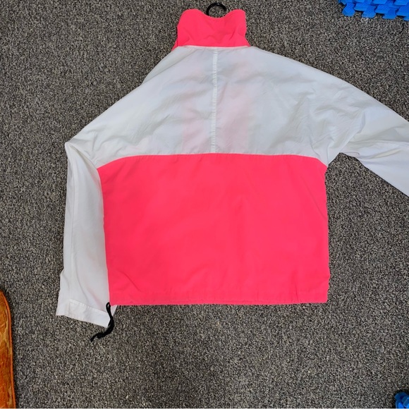 Vintage Windbreaker Jacket Unique Genuine 70s 80s Neon Take II 2 Big Pockets M - Picture 5 of 12